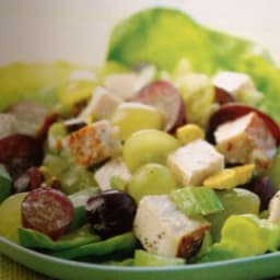 Turkey Salad with Pistachios and Grapes