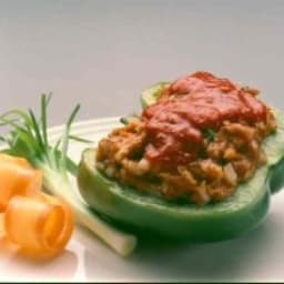 Turkey Stuffed Green Peppers