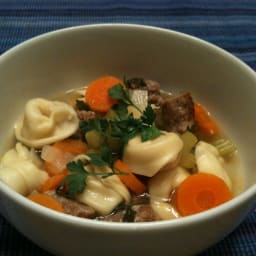 Turkey Tortellini Soup