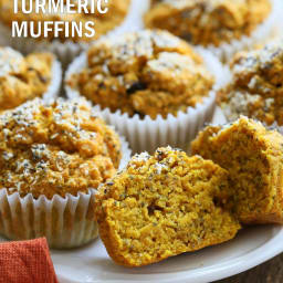 Turmeric Carrot Muffins