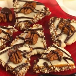 Turtle Shortbread Cookies (Cookie Exchange Quantity)