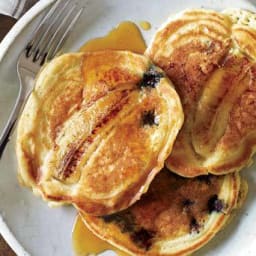 Blueberry-Banana Pancakes (Huffington Post)