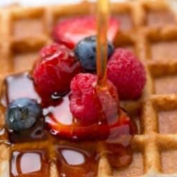CROWD-PLEASING, LIGHT & CRISPY VEGAN VANILLA WAFFLES