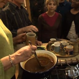 Dark Chile Shrimp Soup With Epazote