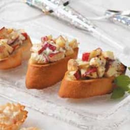 Apple-Goat Cheese Bruschetta