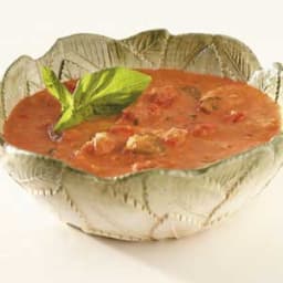 Chunky Tomato-Basil Bisque