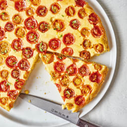 Upside-Down Tomato Corn Cake