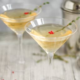 Vanilla, Pepper and Thyme Martini