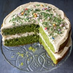 Vanilla Spinach Cake