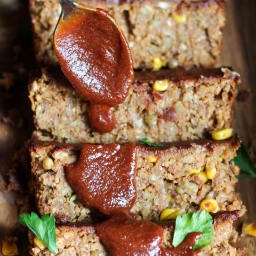 Vegan Barbecue Lentil Loaf