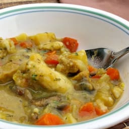 Vegan Chicken and Dumplings