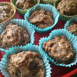 Vegan Courgette Breakfast Muffins