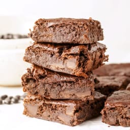 Vegan Flourless Black Bean Fudge Brownies