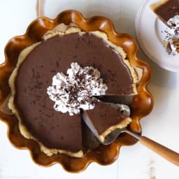 Vegan French Silk Pie (Soy-free!)