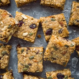 Vegan Fruit And Nut Flapjacks