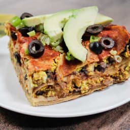 Vegan Huevos Rancheros Casserole