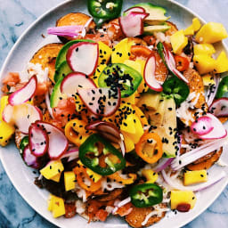 Vegan Sweet Potato Nachos