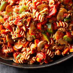 Vegetable Cacciatore with Rotini