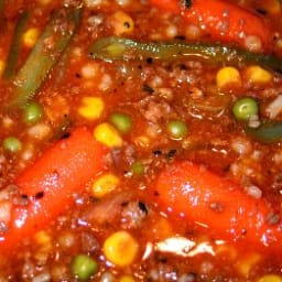 Vegetable Hamburger Stew