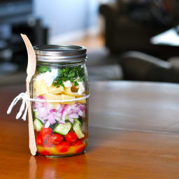 Veggie Salad in a Jar