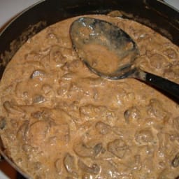 Velvety Beef Stroganoff