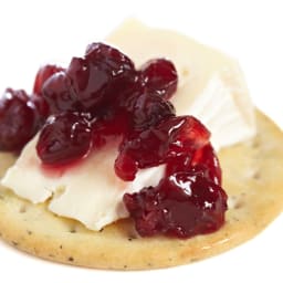 Warmed Cranberry Brie