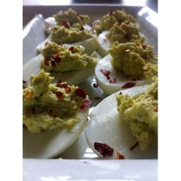 Wasabi Deviled Eggs