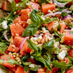 Watermelon Basil Salad