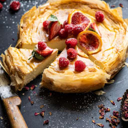 Whipped Lemon Ricotta Cheesecake