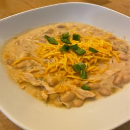 White bean chicken chili