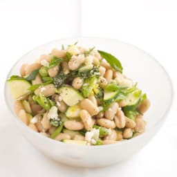 White-Bean Salad with Zucchini and Parmesan