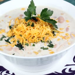 White Chicken Cream Cheese Chili