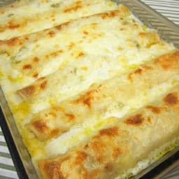 White Chicken Enchiladas