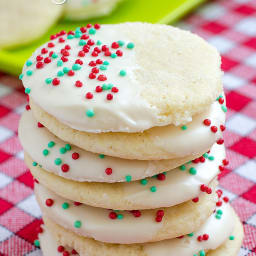 White Chocolate Dipped Sugar Cookies Recipe