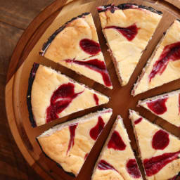 White Chocolate Raspberry Cheesecake