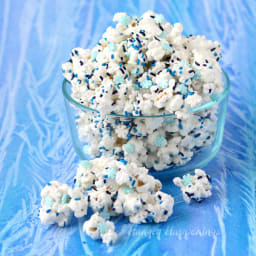 Winter Wonderland White Chocolate Popcorn