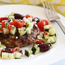  WW Naked Greek Feta-Zucchini Turkey Burgers