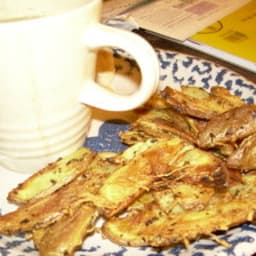 Yukon Gold Baked Potato Fries with herbs and parmesan 