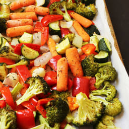 Zesty Baked Vegetables