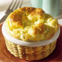 Zucchini and Feta Cheese Souffles