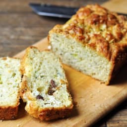 Zucchini and Olive Breakfast Cake, French-Style