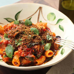 Zucchini and Roasted Tomatoes With Pasta and Dried Olive Flavor Shake Recip