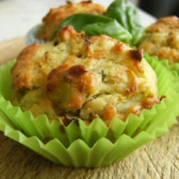 Zucchini Basil Muffins