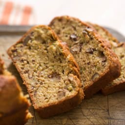 Zucchini Bread With Walnuts