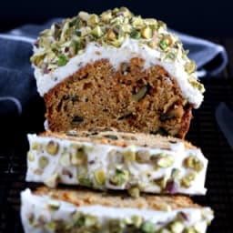 Zucchini carrot cake au beurre noisette