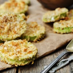 Zucchini Cheese Crisps