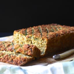 Zucchini Loaf (gluten free, egg free, soy free, vegan)