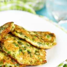 Zucchini Pancake Breakfast Stacks (Paleo)