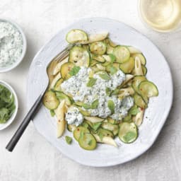 Zucchini Penne with Ricotta