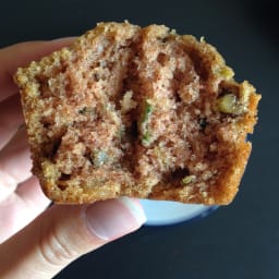 Zucchini Walnut Spice Muffins